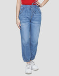 Nevada Ruffle Pocket Denim Jogger Anak Perempuan