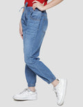 Nevada Ruffle Pocket Denim Jogger Anak Perempuan