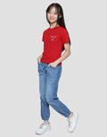Nevada Ruffle Pocket Denim Jogger Anak Perempuan