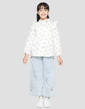 Nevada Denim Long Pants With Embro Flowers