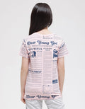 Nevada Short Sleeve T-Shirt Print Full Print Newspaper Wording