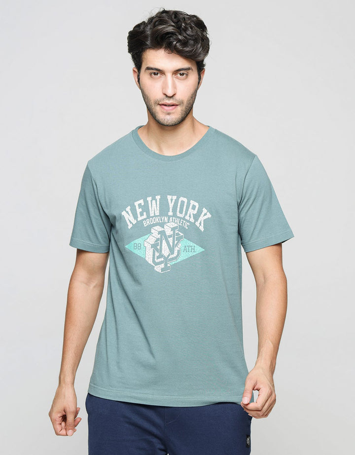 T Zone New York Print Men's Theme T-Shirt