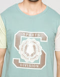 T Zone Sports Div Print Kaos Theme Pria