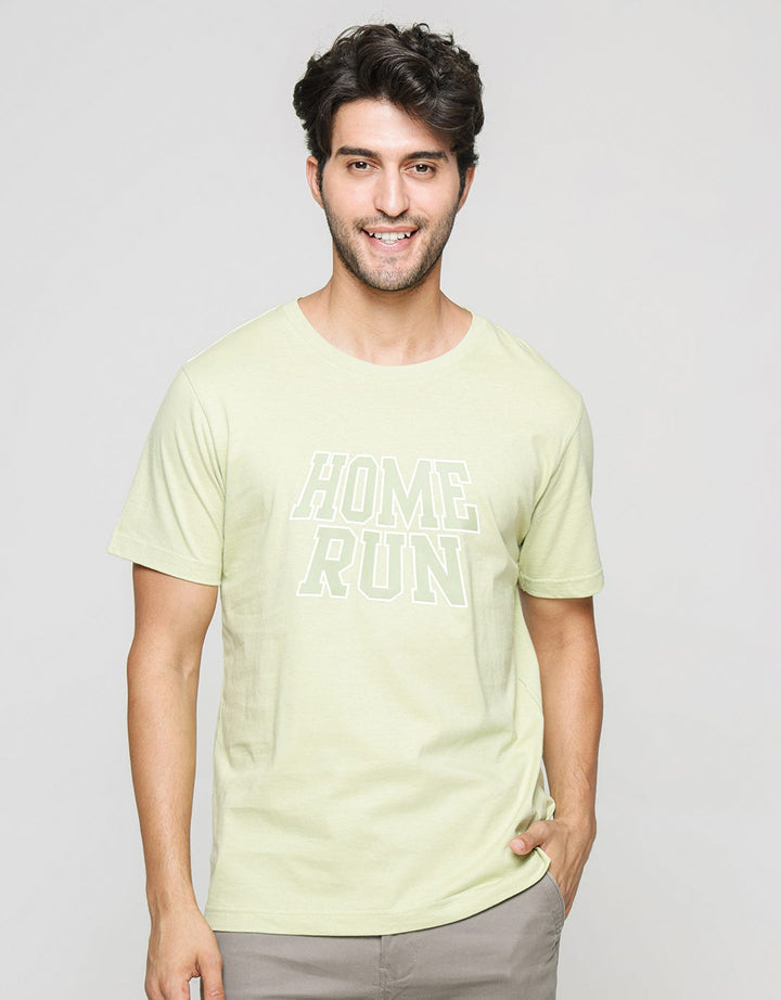 T Zone Home Run Print Men's Theme T-Shirt
