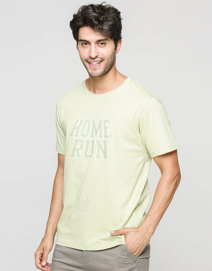 T Zone Home Run Print Men's Theme T-Shirt