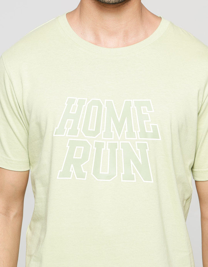 T Zone Home Run Print Men's Theme T-Shirt