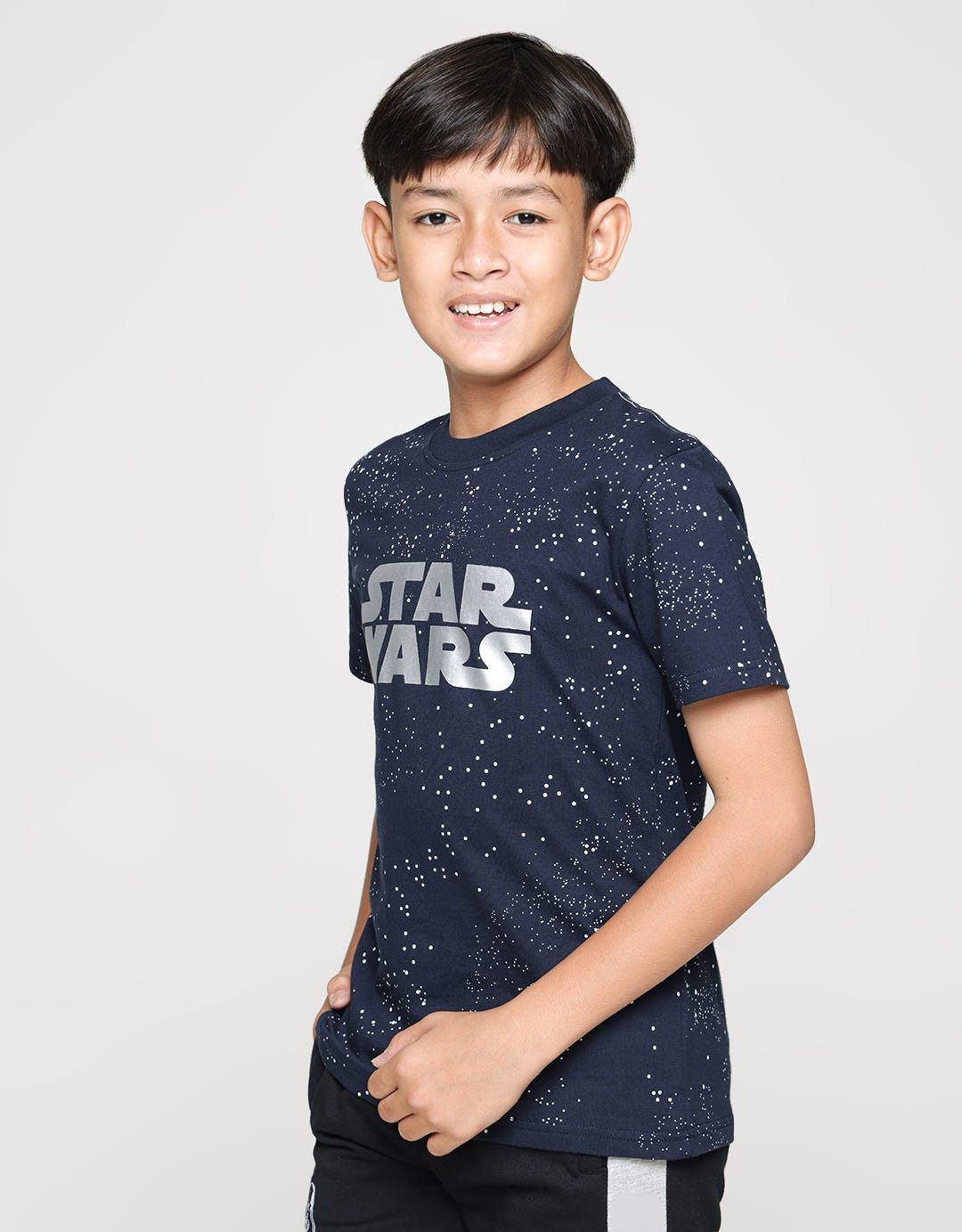 Star Wars Lucas Splash Print Kaos Anak Laki-laki