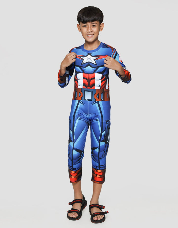 Marvel Kostum Capt Amrik Look-A-Like