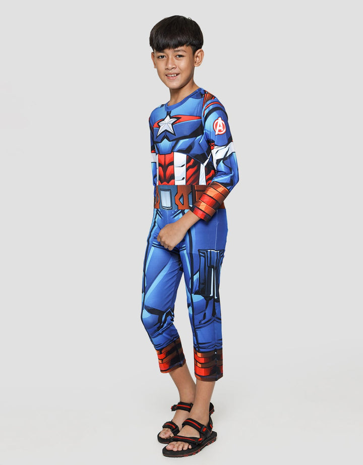 Marvel Kostum Capt Amrik Look-A-Like