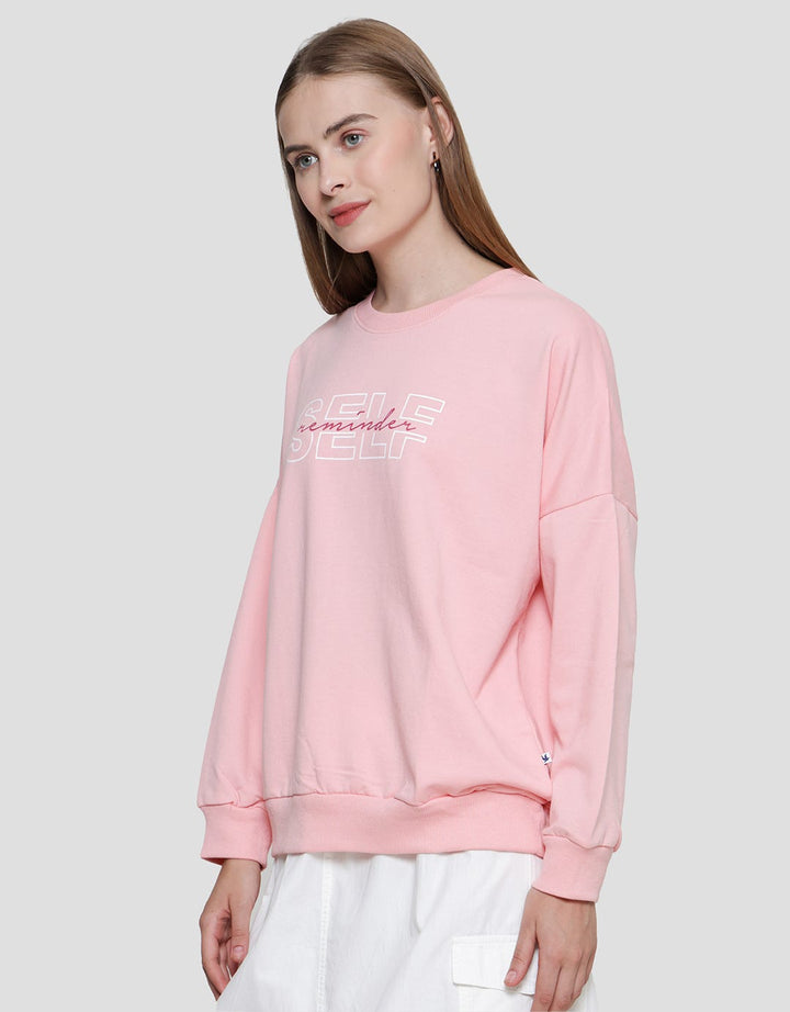Cardinal Girl Self Reminder Sweater Wanita