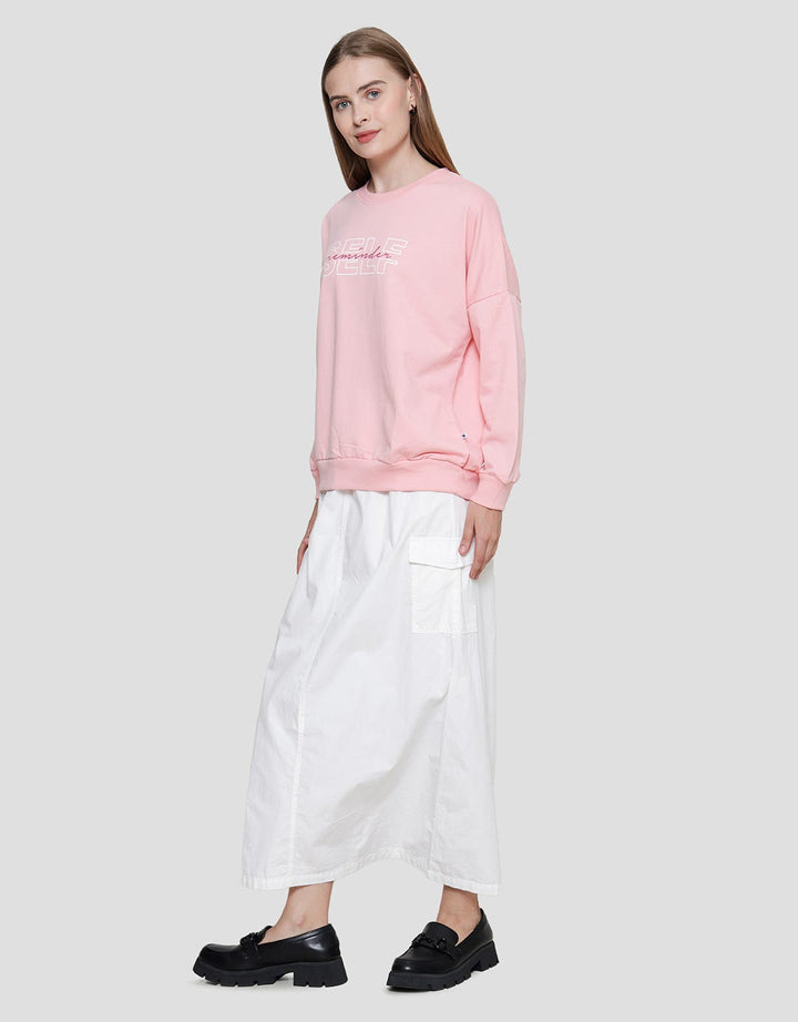 Cardinal Girl Self Reminder Sweater Wanita