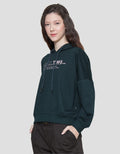 Cardinal Girl Hoodie Word Print Sweater Wanita