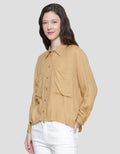 Cardinal Girl Double Pocket Kemeja Wanita