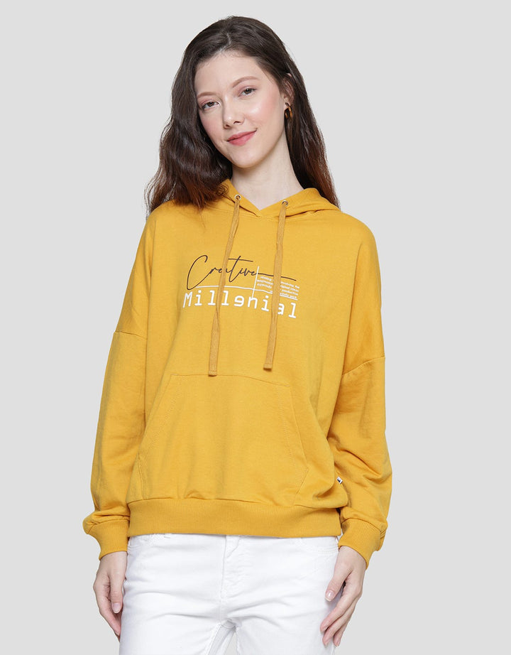 Cardinal Girl Printed Hoodie Sweater for Women
