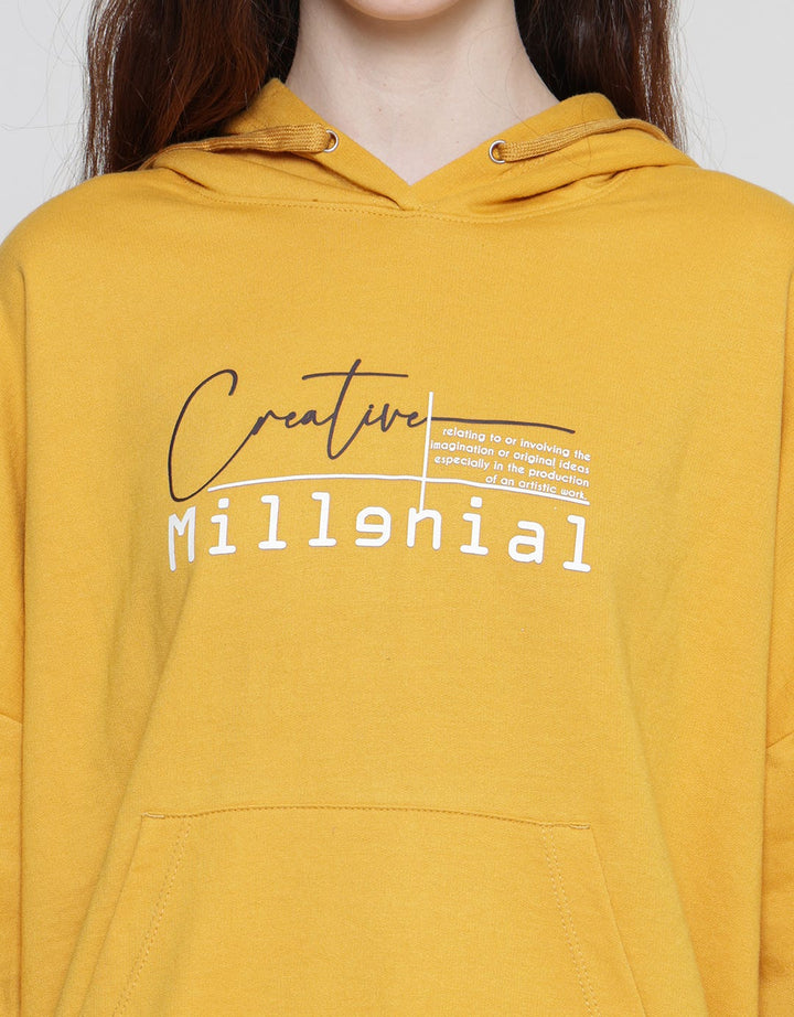 Cardinal Girl Printed Hoodie Sweater for Women