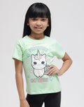 Little M Purrfect Cattitude Kaos Anak Perempuan