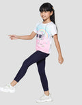 Little M Ombre Cat Kaos Anak Perempuan