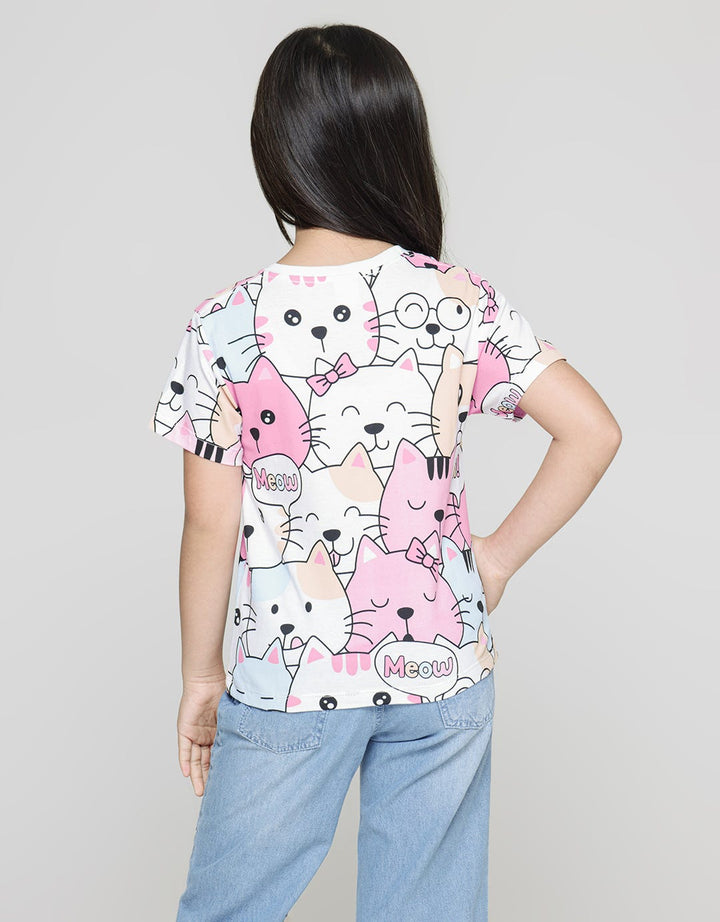 Little M Short Sleeve T-Shirt Fp Big Cats