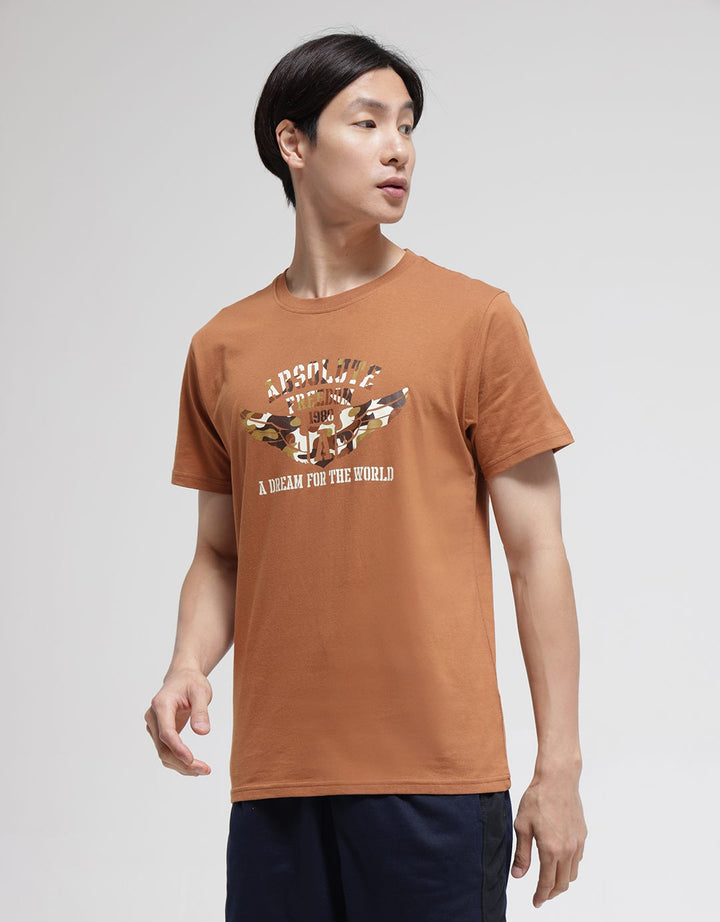 T Zone Short Sleeve T-Shirt Army Absolute Freedom