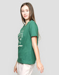 Nevada Life Begins Casual Print Kaos Wanita