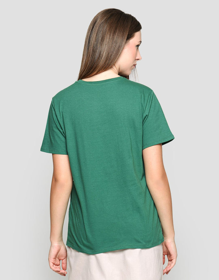 Nevada Life Begins Casual Print Kaos Wanita
