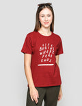Nevada Life Begins Casual Print Kaos Wanita