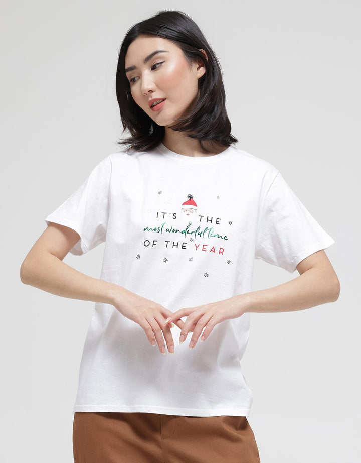 Nevada Wonderful Time Xmas Kaos Wanita