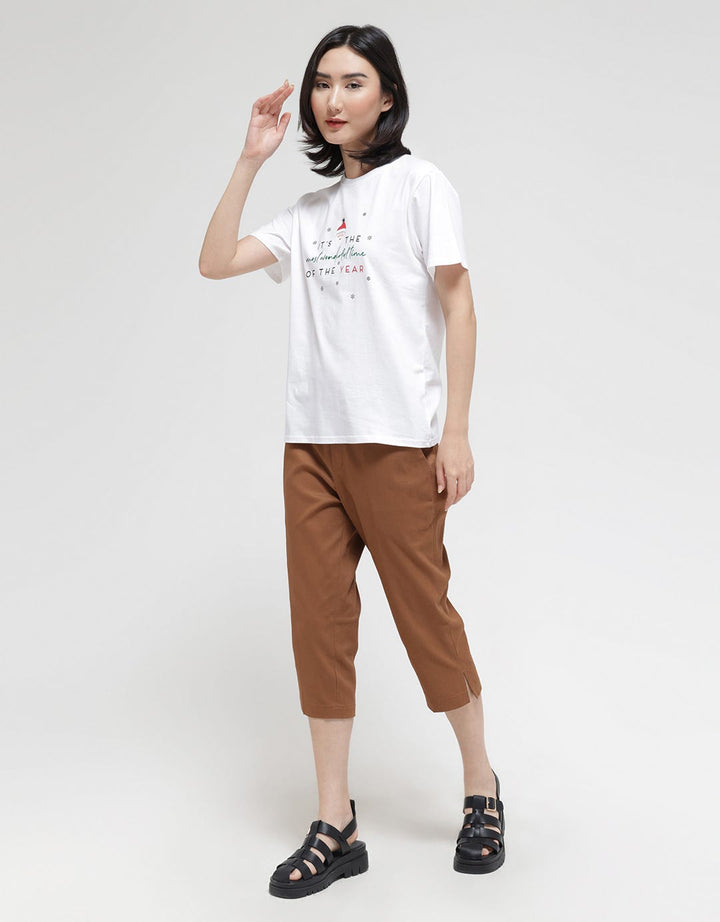 Nevada Wonderful Time Xmas Kaos Wanita