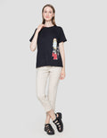 Nevada Anime Hello Kaos Lengan Pendek Wanita