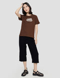 Nevada Think Outside Kaos Print Wanita