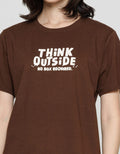 Nevada Think Outside Kaos Print Wanita
