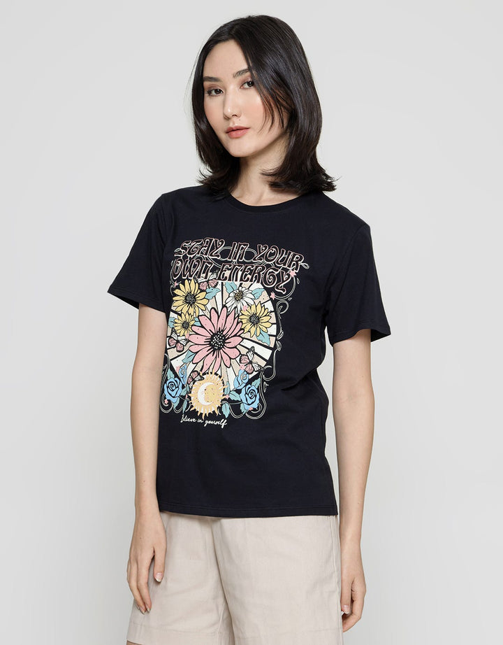 Nevada Stay In Your Own Energy Kaos Wanita