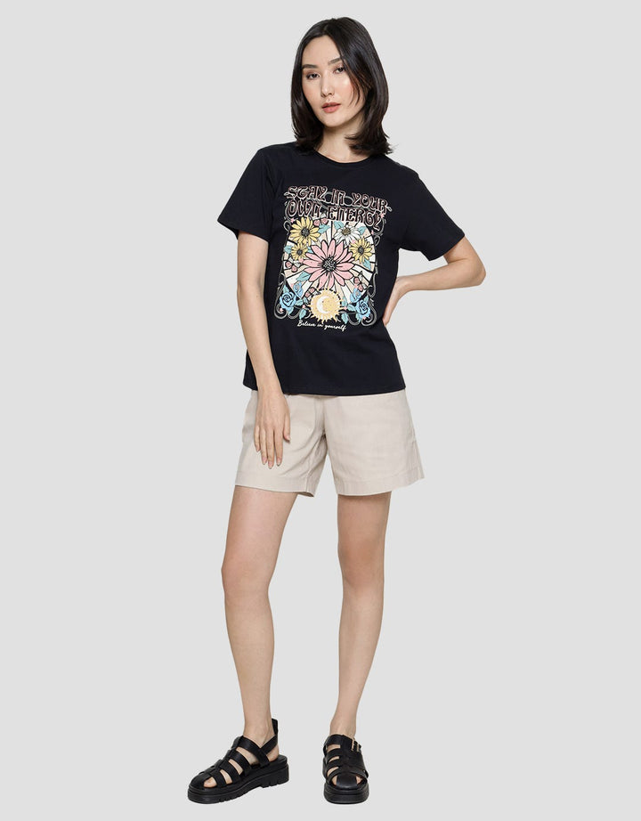 Nevada Stay In Your Own Energy Kaos Wanita