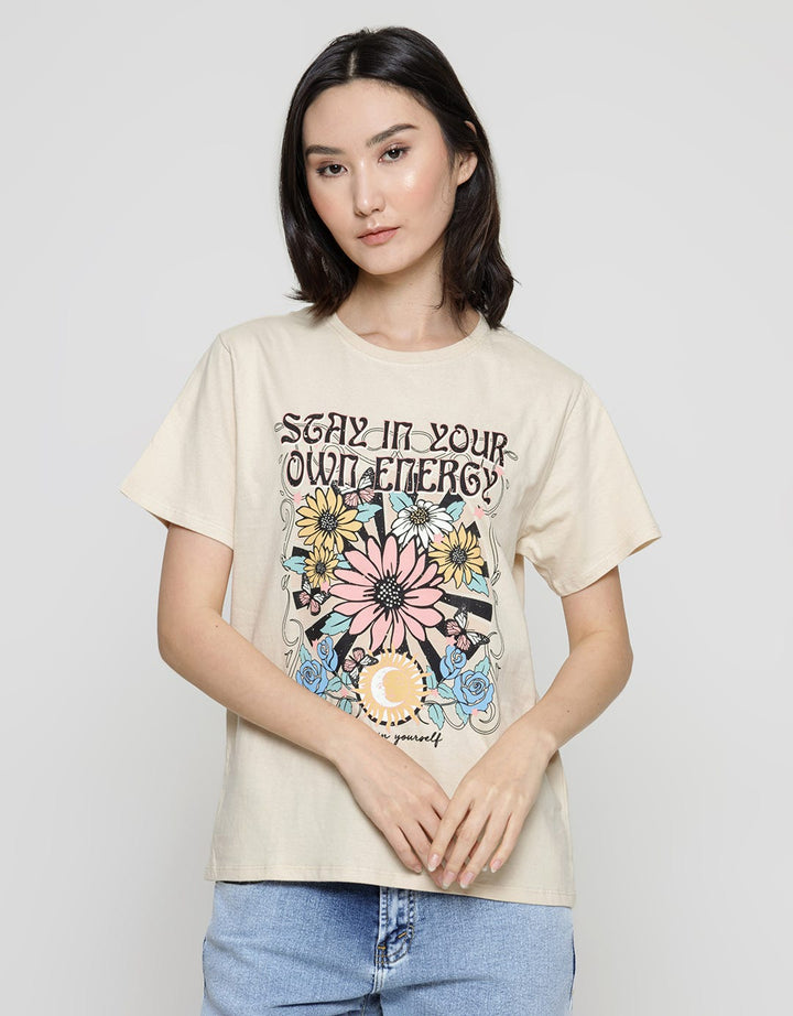 Nevada Stay In Your Own Energy Kaos Wanita