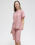 Nevada Short Sleeve Pajama Capri Triple Bird