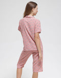 Nevada Short Sleeve Pajama Capri Triple Bird