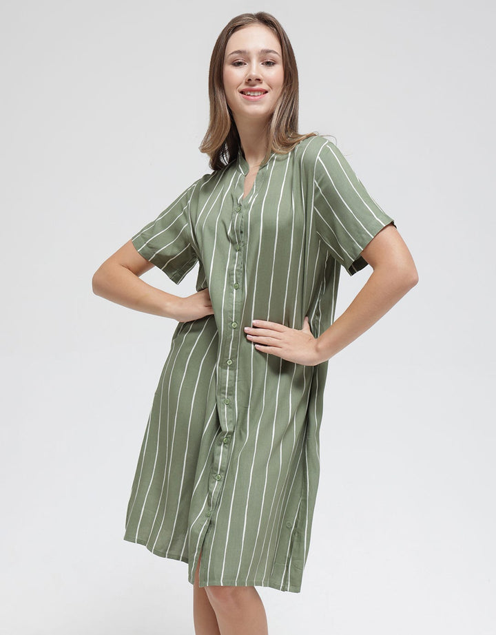 St. Yves Solid Line Daster Midi Wanita