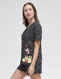 Disney Short Sleeve Pajama Shorts Confetti Pooh