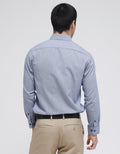 Stanley Adams Long Sleeve Shirt Slim Dobby Filafil Slub Cvc