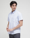 Stanley Adams Short Sleeve Shirt Slim Stripe