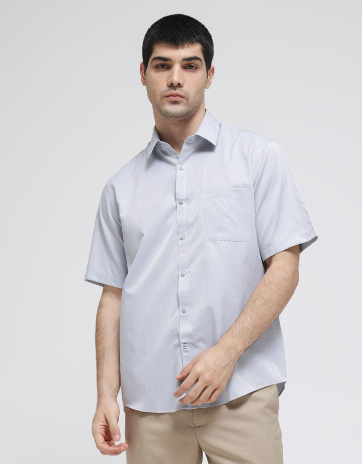 Cole textured Wajik Kemeja Formal Pria