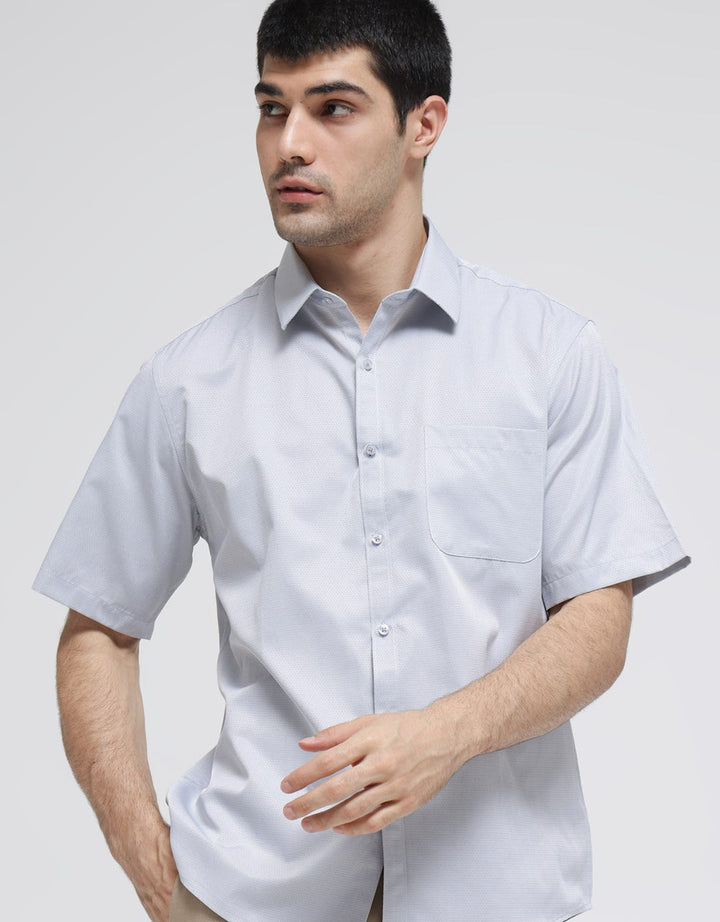 Cole textured Wajik Kemeja Formal Pria