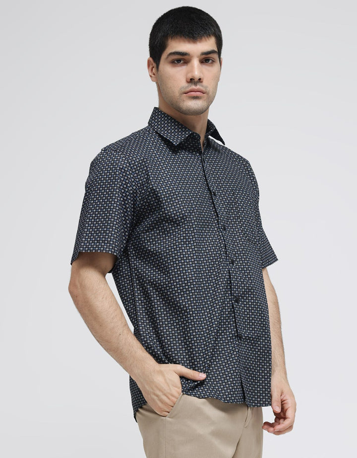 Cole Print Detail Men's Regular Shirt