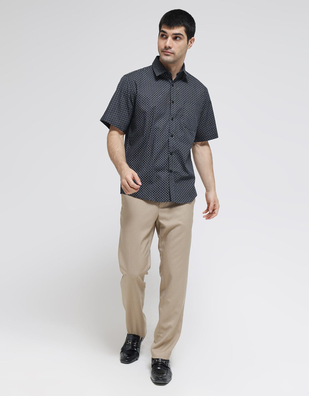 Cole Print Detail Men's Regular Shirt