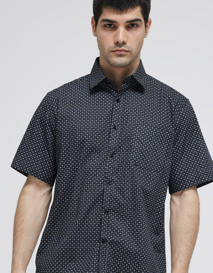 Cole Print Detail Men's Regular Shirt