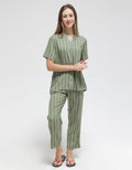 St. Yves Short Sleeve Pyjama Pants Solid Line