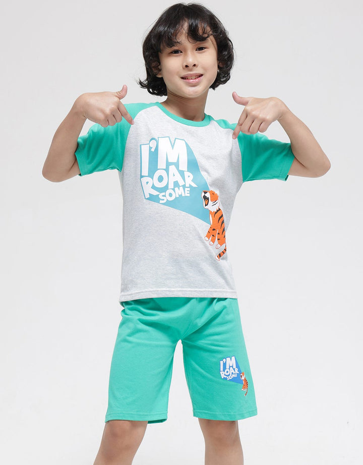 Little M Top-Bottom Set T-Shirt Im Roar