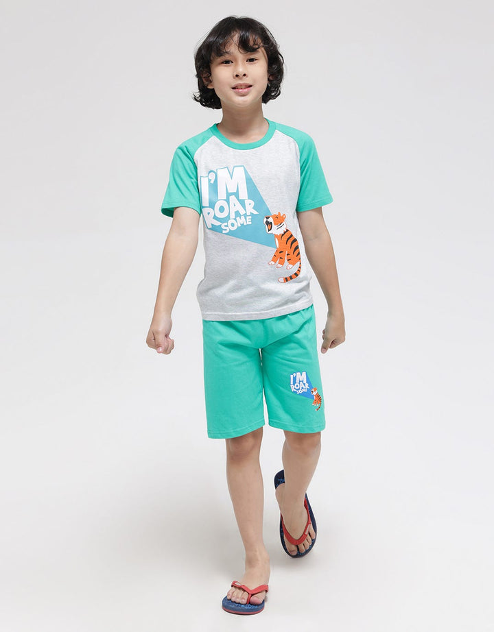 Little M Top-Bottom Set T-Shirt Im Roar
