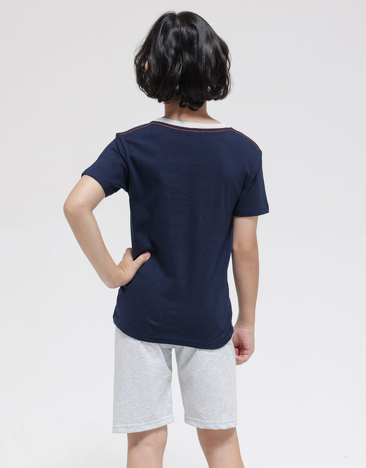 Little M Top-Bottom Shark T-Shirt Set