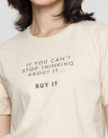 Nevada Cant Stop Think About It Kaos Wanita